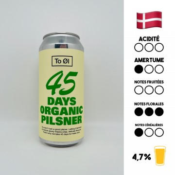 45 Days Organic Pilsner 44cl