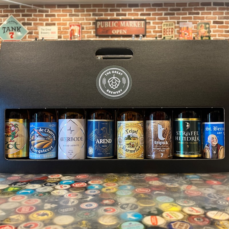 Assortiments de bieres: à offrir en coffret cadeau belge